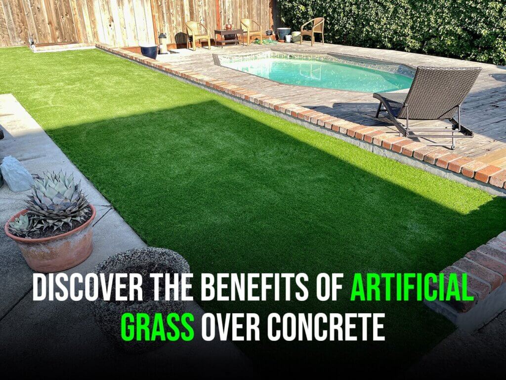artificial grass vs concrete